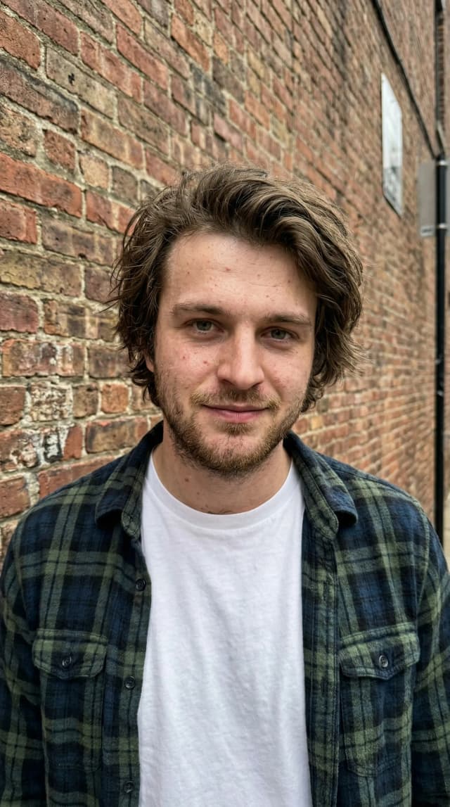 AI-enhanced professional dating photo for Tinder and Bumble