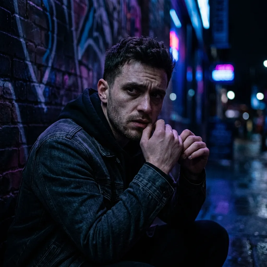 Smartphone sliding into the shadows representing Tinder shadowban