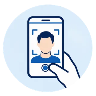 Take a clear portrait with your phone — the first step to make a passport photo online