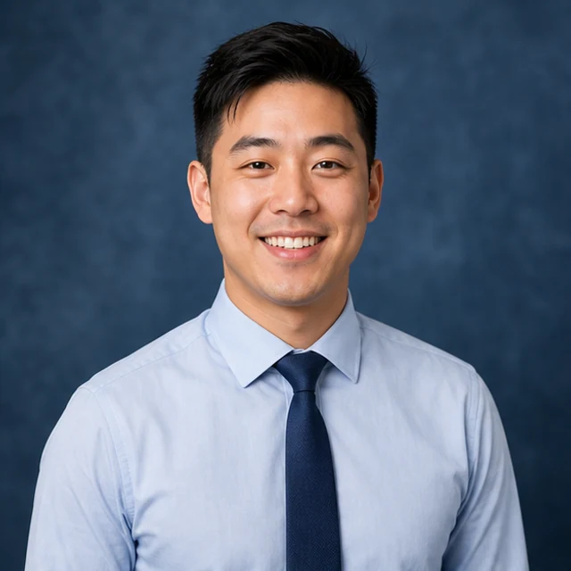Active man on mountain trail at golden hour - Hiking AI dating profile